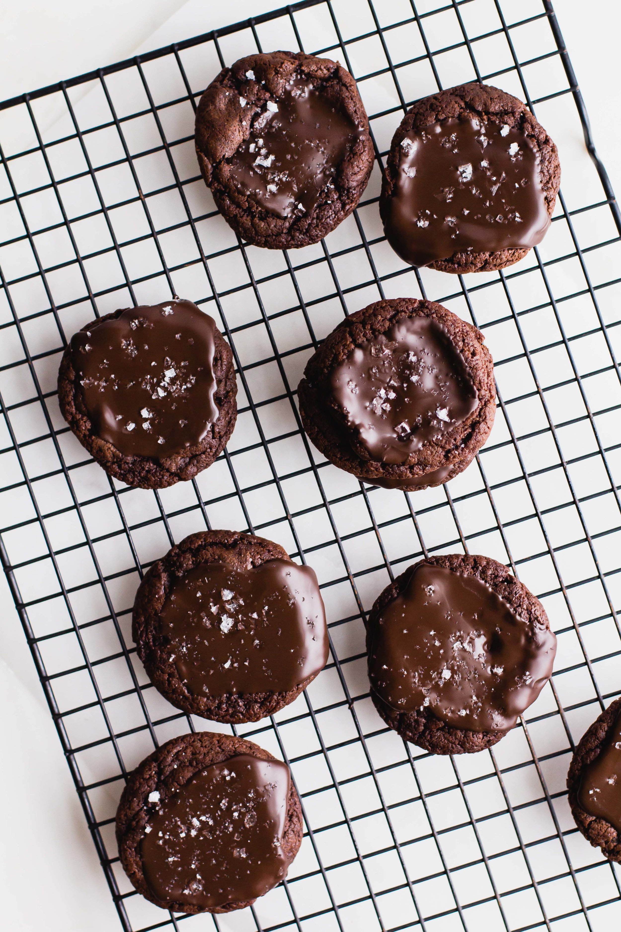 Christmas Cookies Two Ways—Chocolate Mint and Chocolate Sea Salt ...